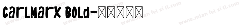 CarlMarx Bold字体转换